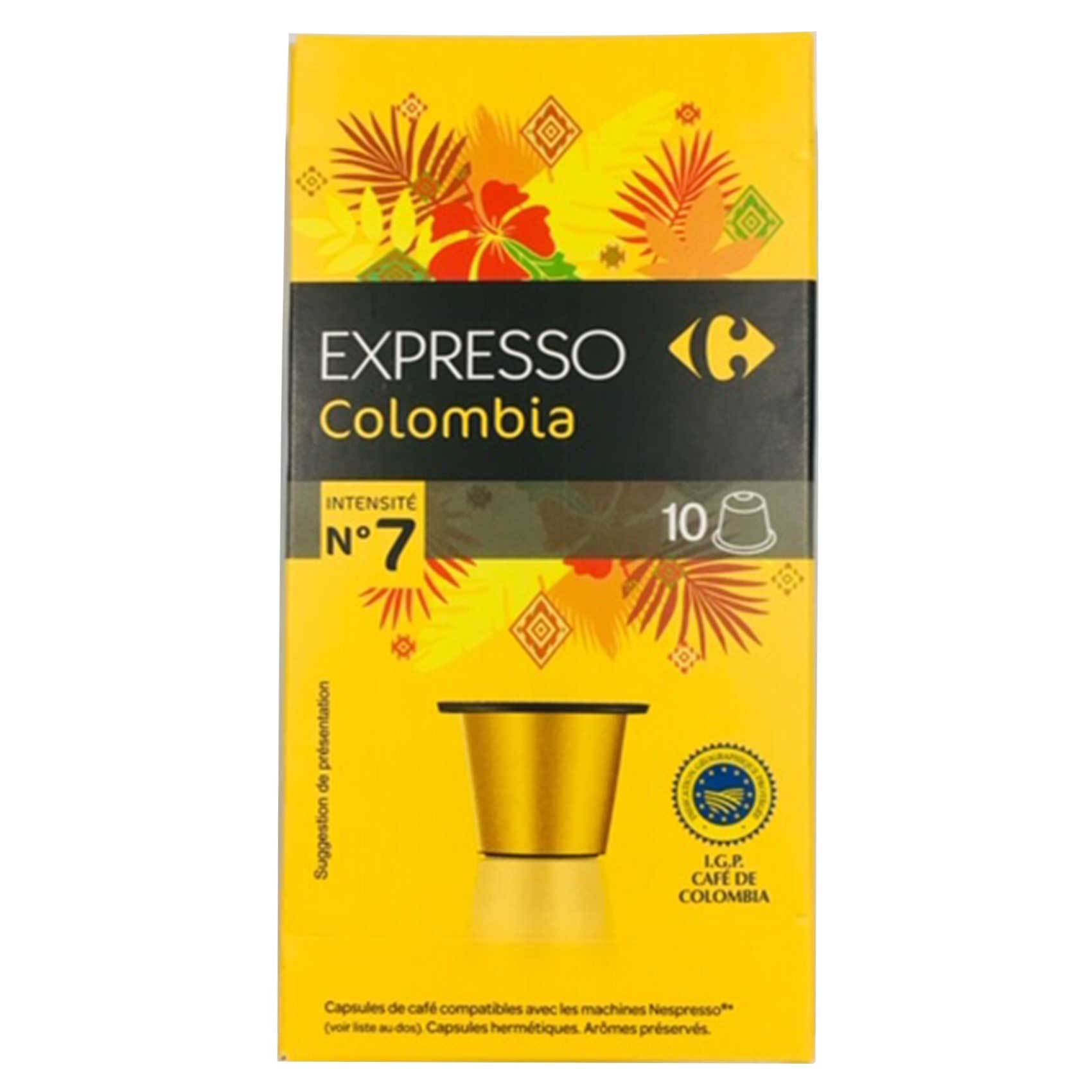 Buy Carrefour Colombian Coffee Pods 10 S Online Shop Beverages On Carrefour Uae