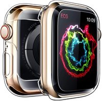 Buy Nusense Overall Protective Case For Apple Watch Series 4 44mm Ultra Thin Clear Iwatch 44mm Screen Protector With Full Protection Tpu Cover Online Shop Smartphones Tablets Wearables On Carrefour Uae