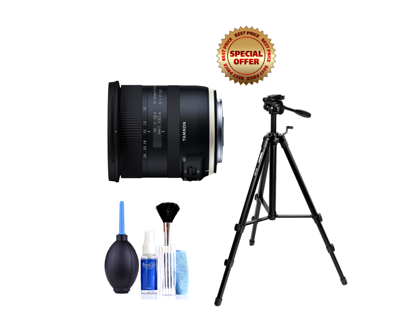 Buy Tamron B023e 10 24mm F 3 5 4 5di Ii Vc Hld For Canon Velbon Ex 630 Tripod Gosmart Cleaning Kit Online Shop Electronics Appliances On Carrefour Uae