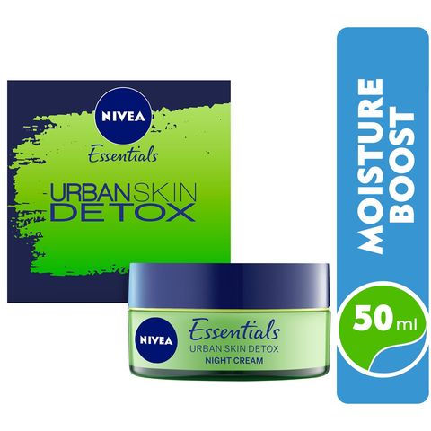 Buy Nivea Face Cream Urban Skin Detox Night Gel 50ml Online Shop Beauty Personal Care On Carrefour Uae