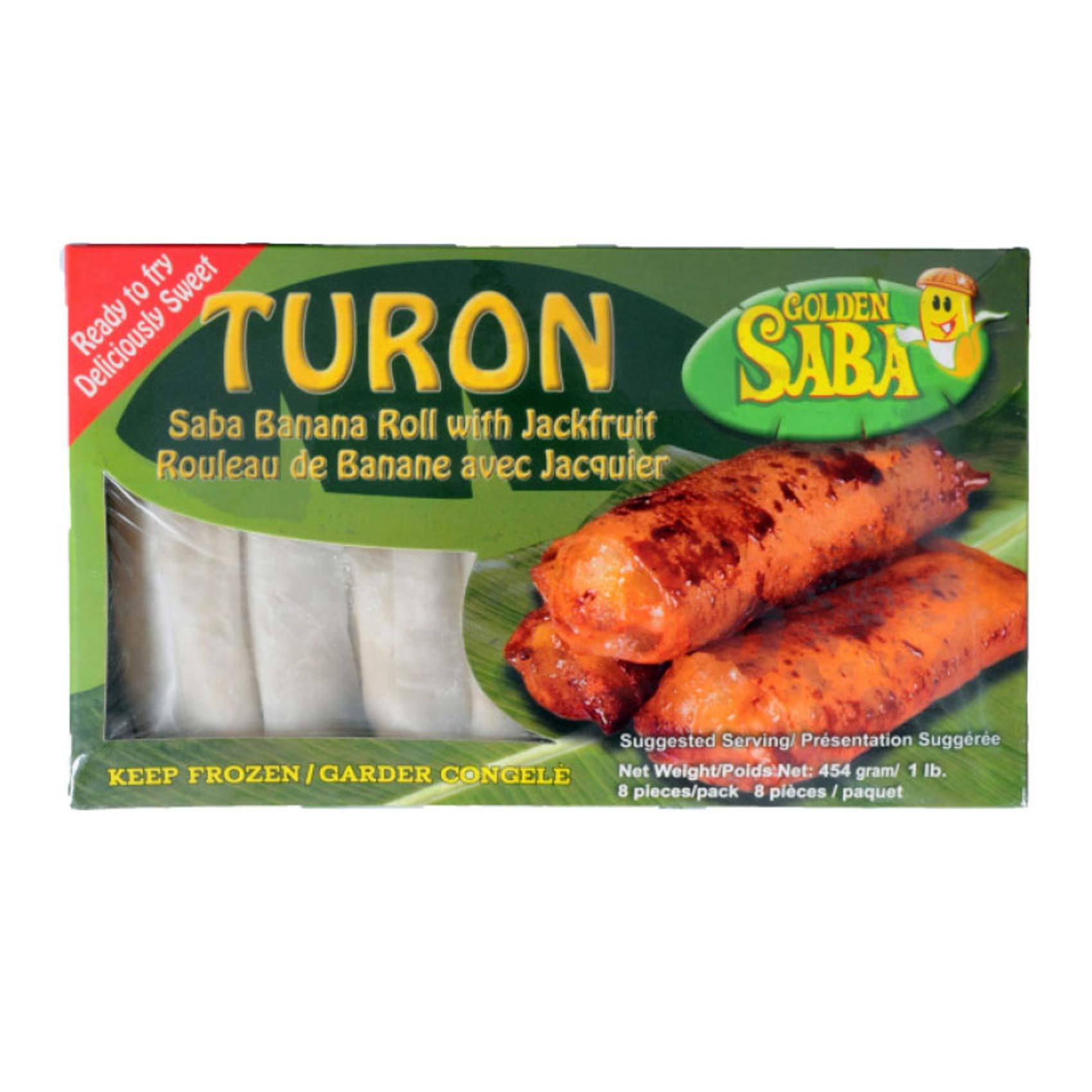 Buy Golden Saba Turon Saba Banana Roll With Jackfruit 454g Online Shop Frozen Food On Carrefour Uae