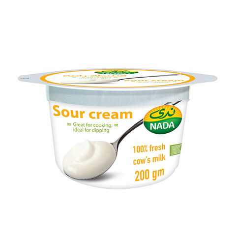 Buy Nada Sour Cream 200 G Online Shop Fresh Food On Carrefour Saudi Arabia
