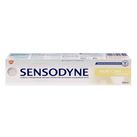 Buy Sensodyne Multi Care Whitening Toothpaste 50ml Online - Shop Beauty ...