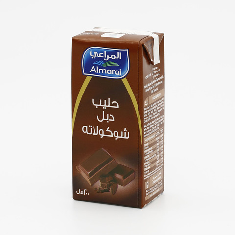 Buy Almarai Double Chocolate Milk 200 Ml X 18 Online Shop Fresh Food On Carrefour Saudi Arabia