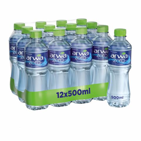 Buy Arwa Water Zero Sodium 500 Ml Times 12 Online Shop Beverages On Carrefour Saudi Arabia