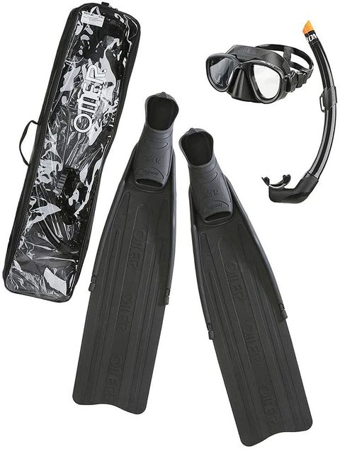 Omer Eagle Ray Fins with Black Blade