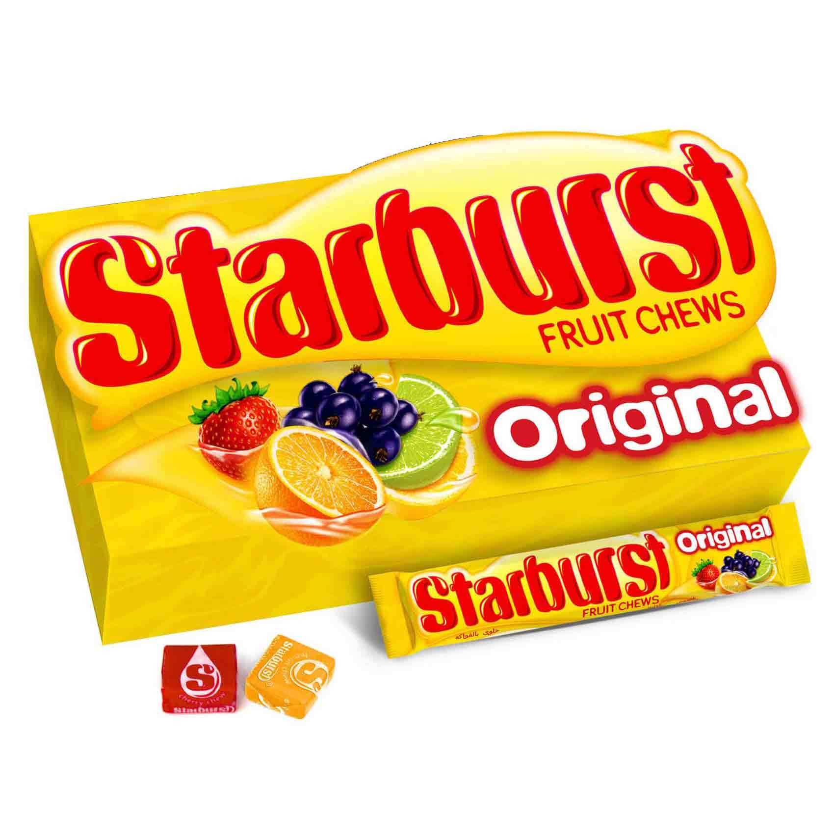 Buy Starburst Original Fruit Chews Candy 45g X Pack Of 24 Online Shop Food Cupboard On Carrefour Uae
