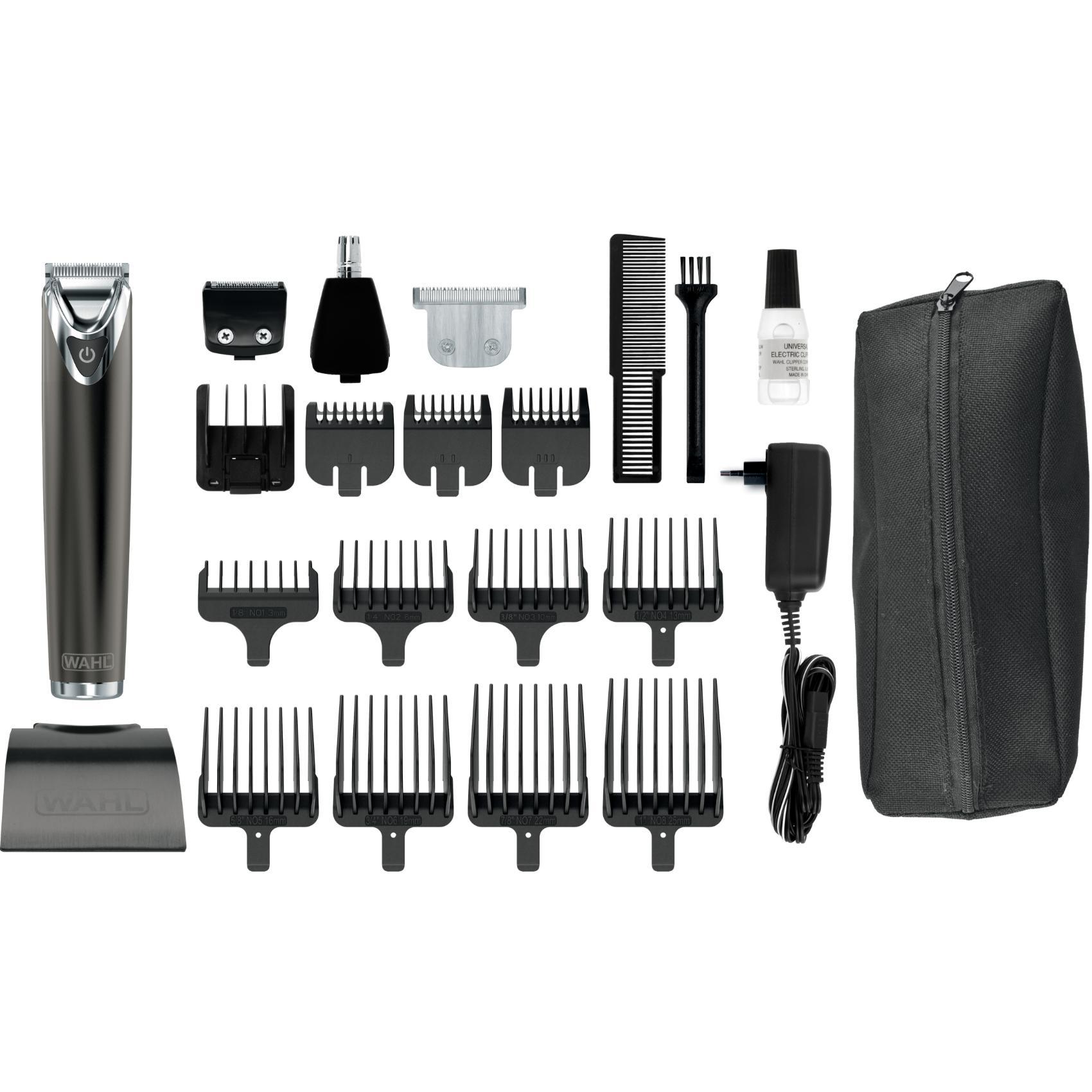 wahl stainless steel lithium ion attachments