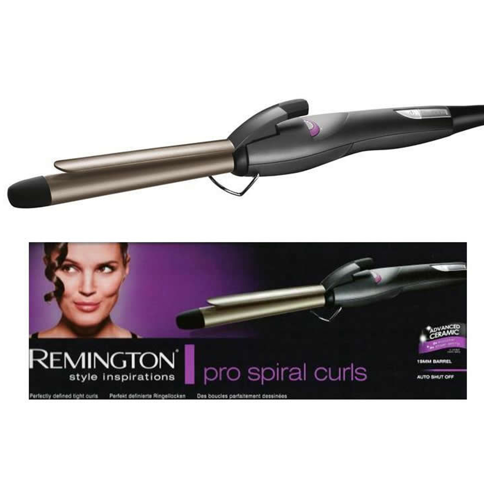 remington spiral curling iron