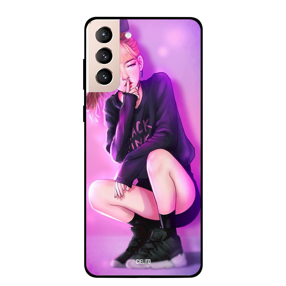Buy Cielito Protective Printed Case Cover For Samsung Galaxy S21 Plus Cute Girl Says Shuush Online Shop Smartphones Tablets Wearables On Carrefour Uae