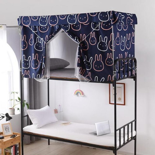 Buy Deals For Less Bed Curtain For Dormitory Upper Deck Single Bed Privacy Bed Tent With Metal Frame And Mosquito Net Bunny Design Online Shop Home Garden On Carrefour Uae