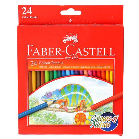 Buy Faber-Castell Nature Pencils Long 24 Col Online - Shop Stationery ...