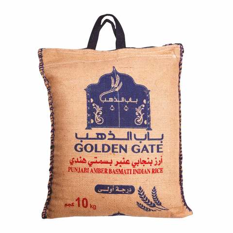 Buy Golden Gate Punjabi Amber Basmti Indian Rice 10 Kg Online Shop Food Cupboard On Carrefour Saudi Arabia