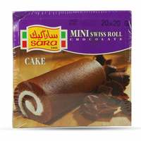 Sara Swiss Roll Mini Chocolate Cake 20gx20