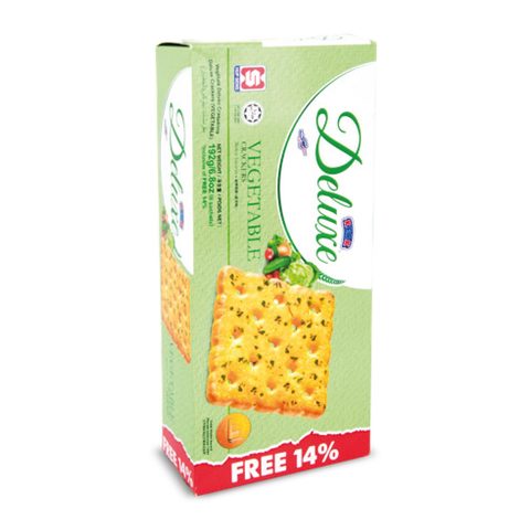 Buy Deluxe Vegetable Biscuit 192 G Online Shop Food Cupboard On Carrefour Saudi Arabia