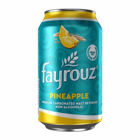 Buy Fayrouz Pineapple Malt Drink 330 Ml Online Shop Beverages On Carrefour Egypt