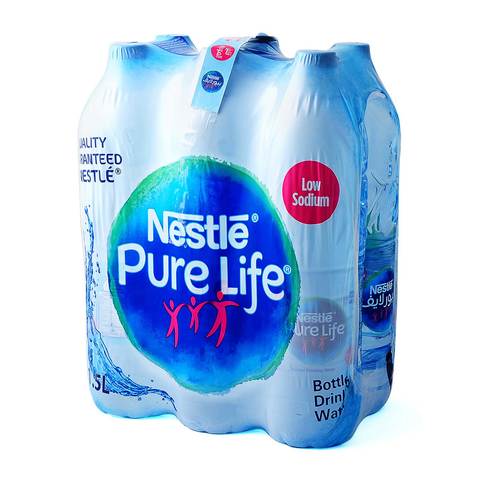 Buy Nestle Water Pure Life 1 5 L Times 6 Pieces Online Shop Beverages On Carrefour Saudi Arabia