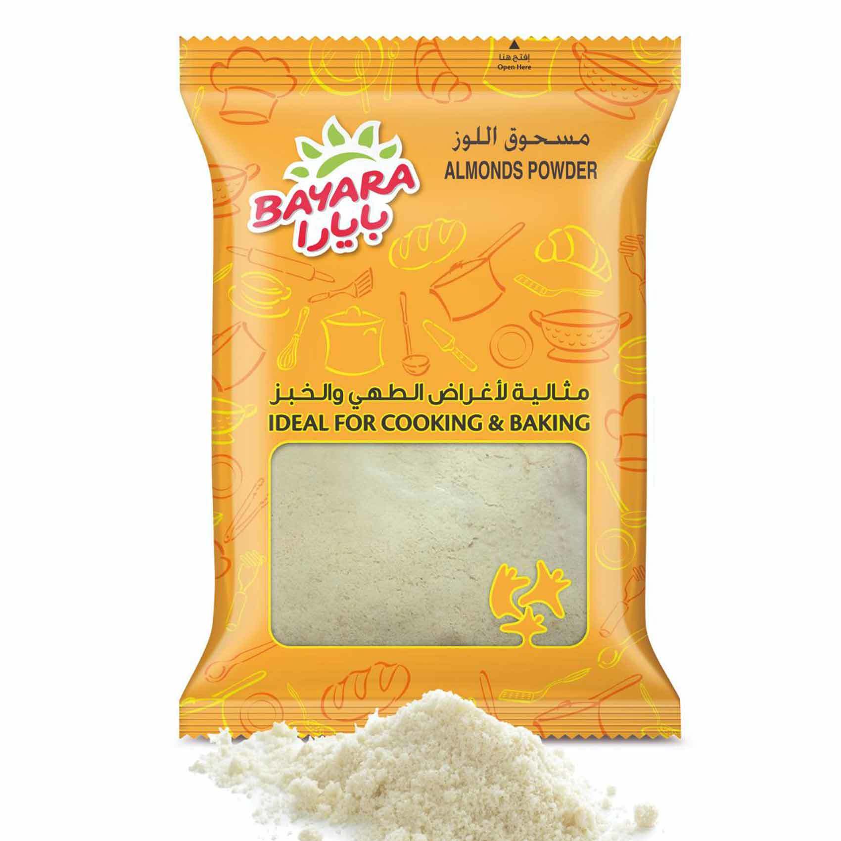 Buy Bayara Almonds Powder 125g Online Shop Food Cupboard On Carrefour Uae