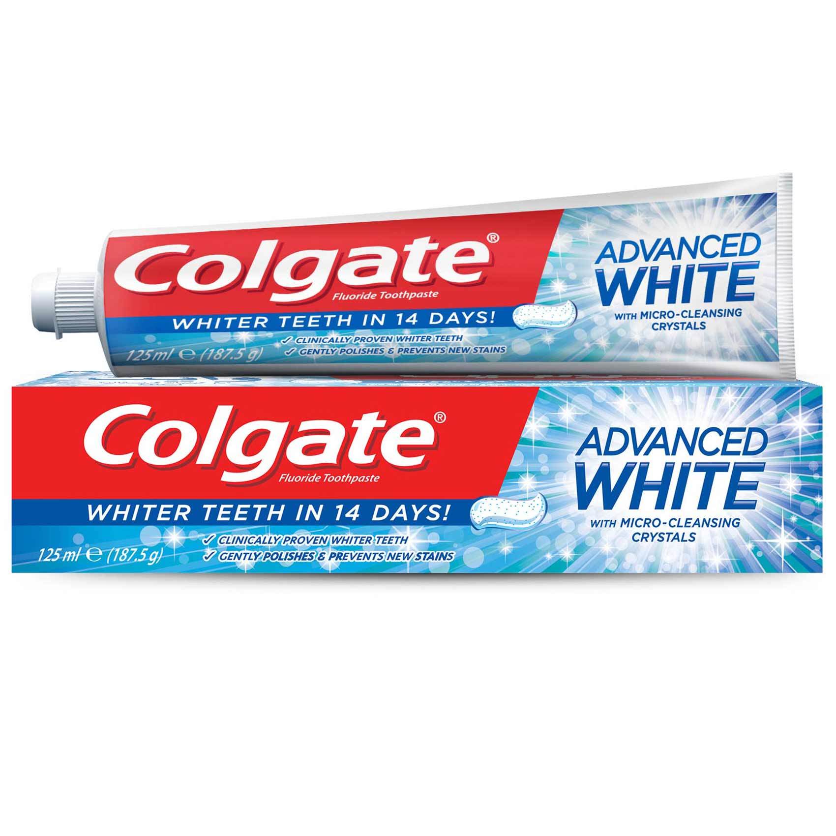 Buy Colgate Advanced Whitening Toothpaste 125ml Online Shop Beauty Personal Care On Carrefour Uae