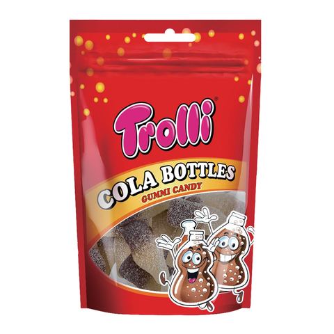 Buy Trolli Cola Bottles Gummi Candy 100 G Online Shop Food Cupboard On Carrefour Saudi Arabia