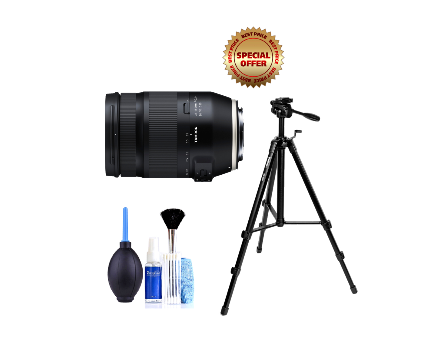 Buy Tamron A043e 35 150mm F 2 8 4 Di Vc Osd For Canon Velbon Ex 630 Tripod Gosmart Cleaning Kit Online Shop Electronics Appliances On Carrefour Uae
