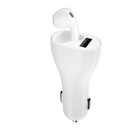 Buy Xtouch Car Charger With Xpod Wireless Earpods 2 In 1 White Online Shop Smartphones Tablets On Carrefour Uae