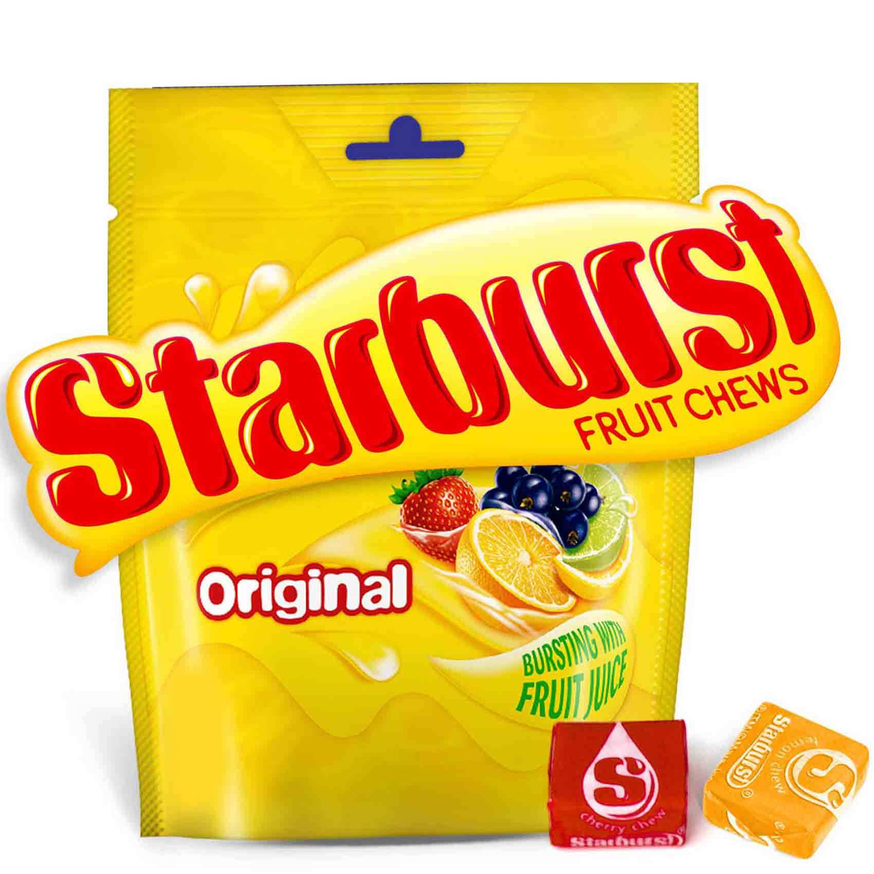 Buy Starburst Original Fruit Chews Candy 165g Online Shop Food Cupboard On Carrefour Uae