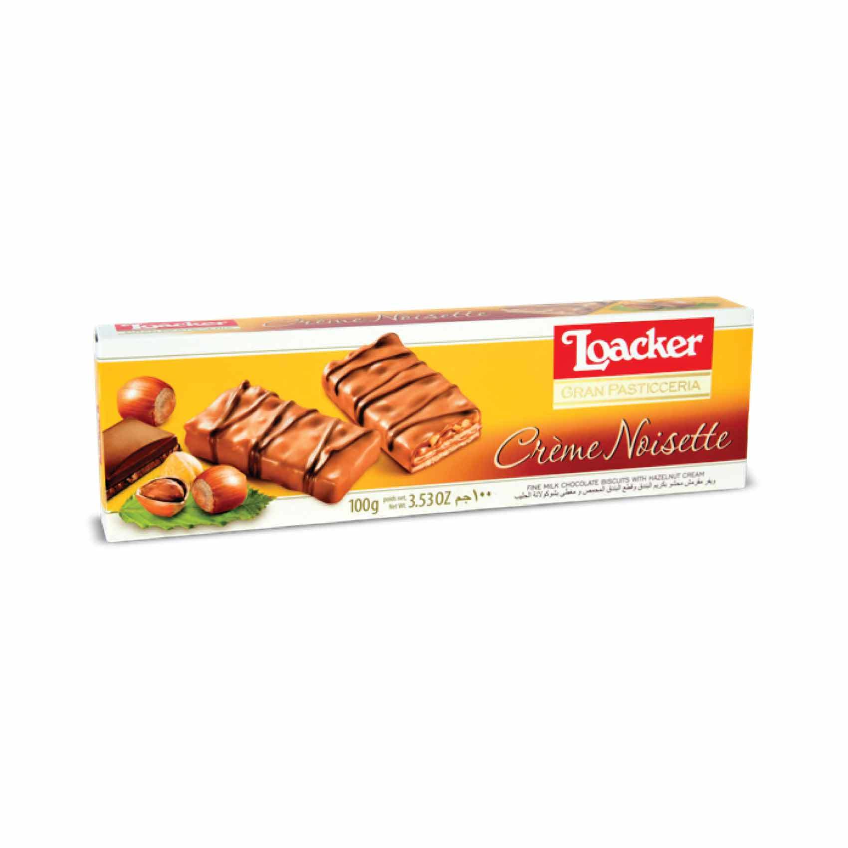 Buy Loacker Gran Pasticceria Wafer Creme Noisette 100 G Online Shop Food Cupboard On Carrefour Saudi Arabia