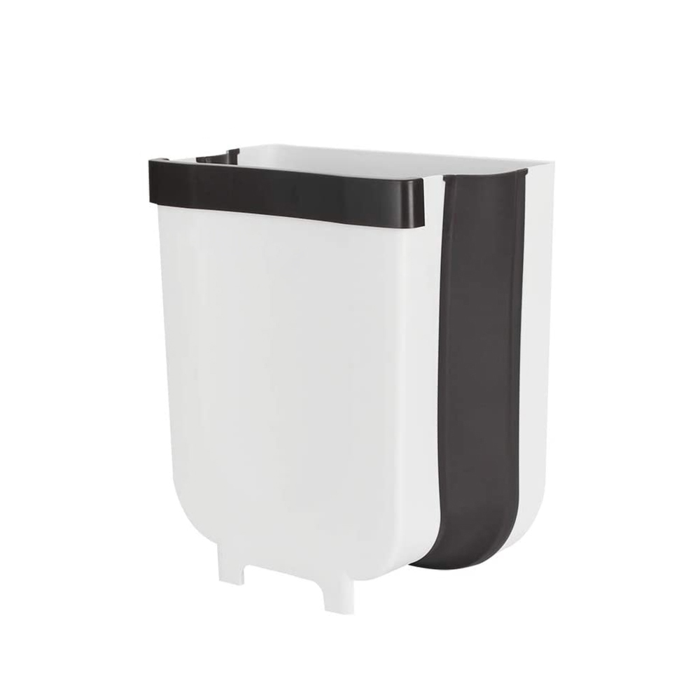 Buy Generic Wall Mounted Folding Waste Bin Kitchen Cabinet Door Hanging Trash Can Bin Foldable Kitchen Cabinet Door Hanging Trash Can Wall Mounted Waste Baskets Push Top Trash Garbage Bin Can Rubbish Container Online