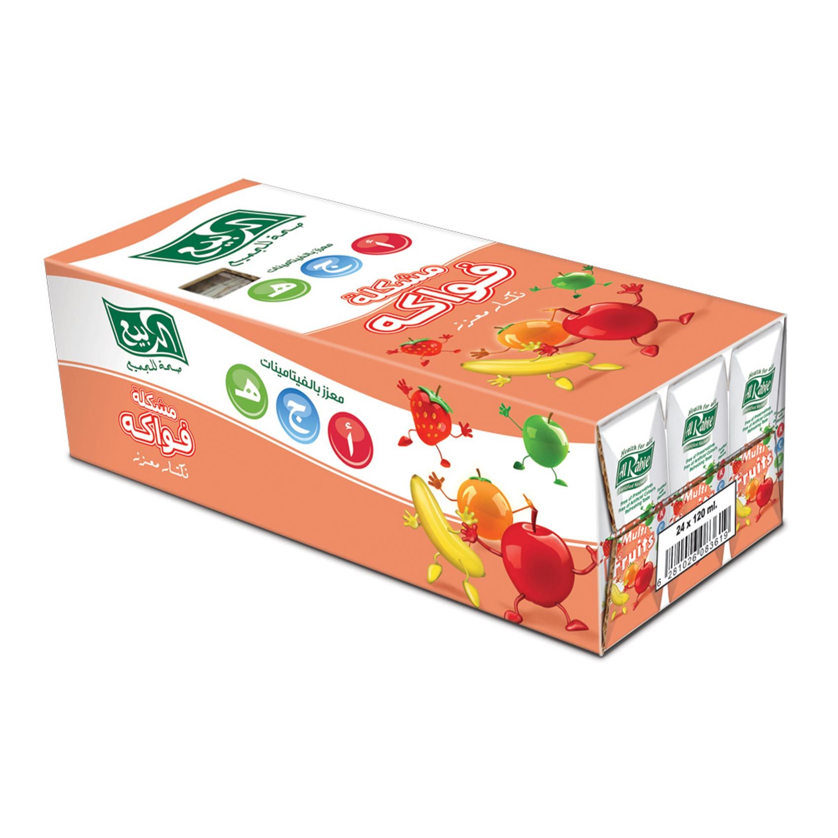 Buy Alrabie Nectar Multi Fruits Fortified With Vitamins 120 Ml X 24 Online Shop Beverages On Carrefour Saudi Arabia