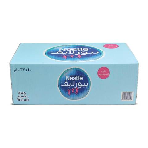 Buy Nestle Pure Life Water 330 Ml X 40 Online Shop Beverages On Carrefour Saudi Arabia