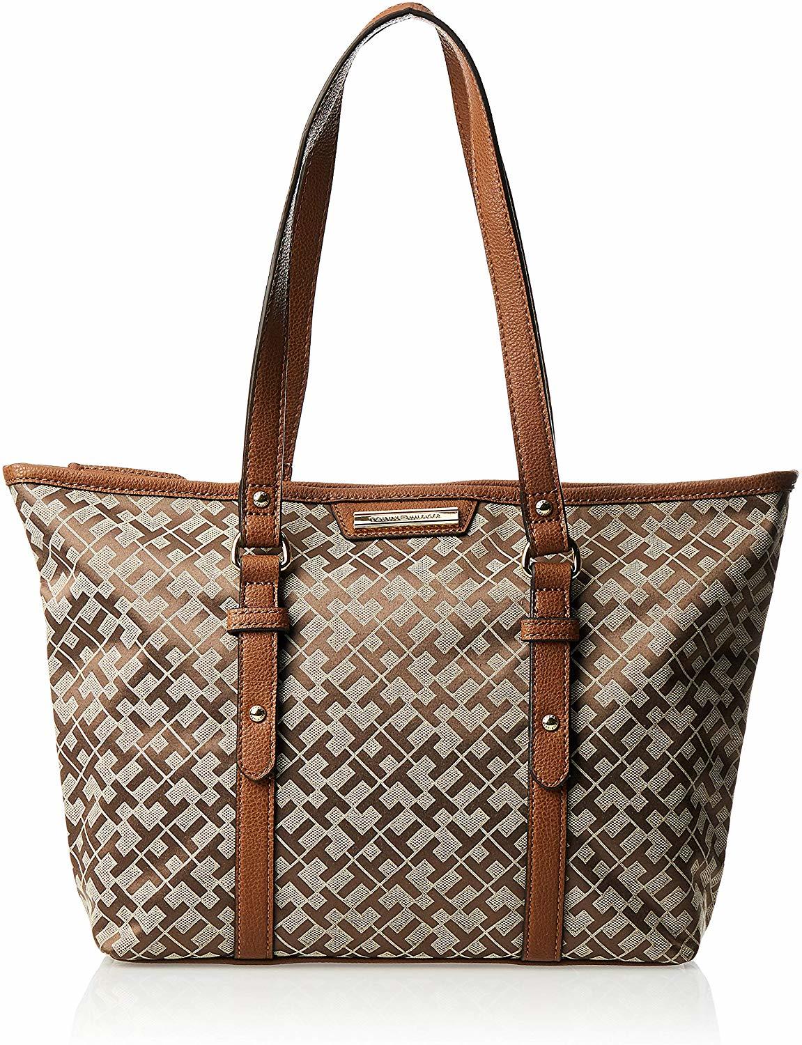 tommy hilfiger purse brown
