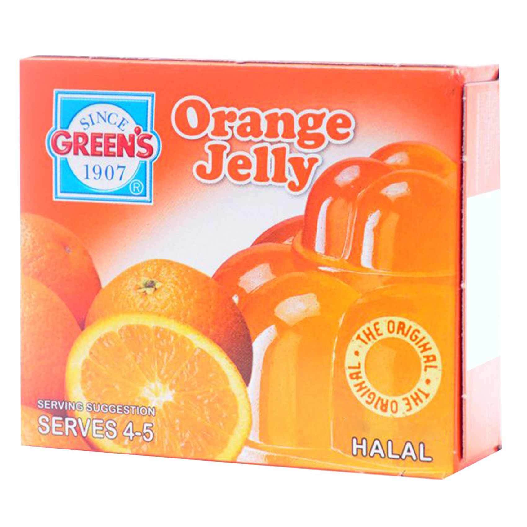 Buy Green S Orange Jelly 80g Online Shop Food Cupboard On Carrefour Uae