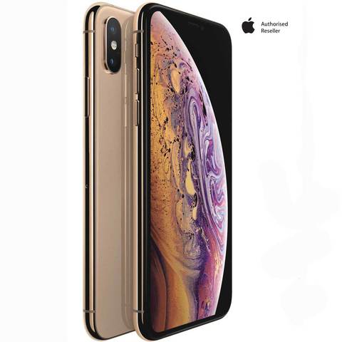 Buy Apple Iphone Xs Max 64gb Gold Free 1 Year Apple Tv Subscription 3 Months Apple Music Online Shop Smartphones Tablets Wearables On Carrefour Uae