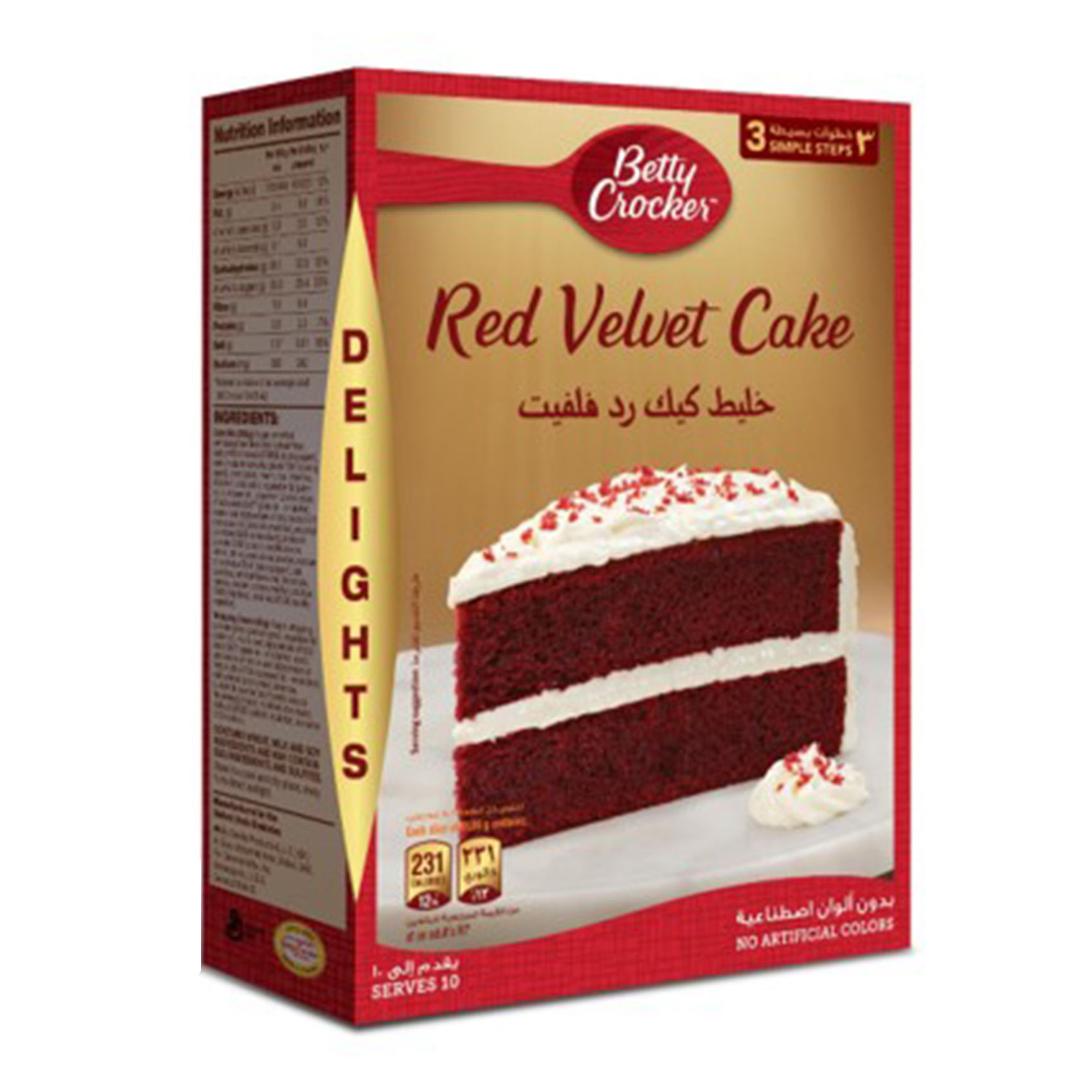 Buy Betty Crocker Red Velvet Cake Mix 395 G Online Shop Food Cupboard On Carrefour Saudi Arabia