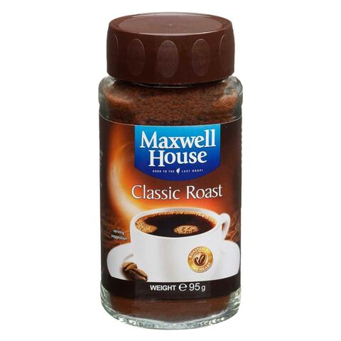 Buy Maxwell House Classic Roast Coffee 95g Online Shop Beverages On Carrefour Uae