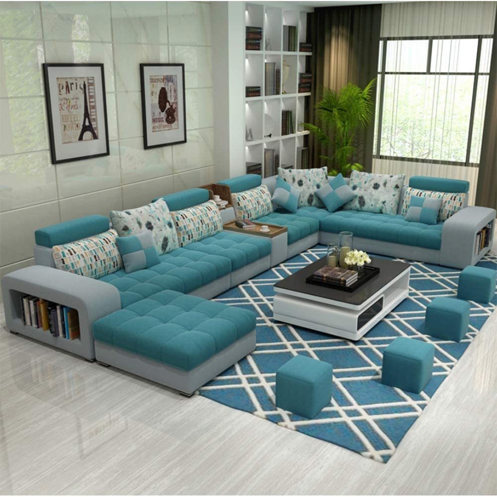 Buy Generic Fabric Sofa Combination Removable And Washable Simple Modern U Shaped Living Room Corner Washable Fabric Sofa 2 Online Shop Home And Garden On Carrefour Uae